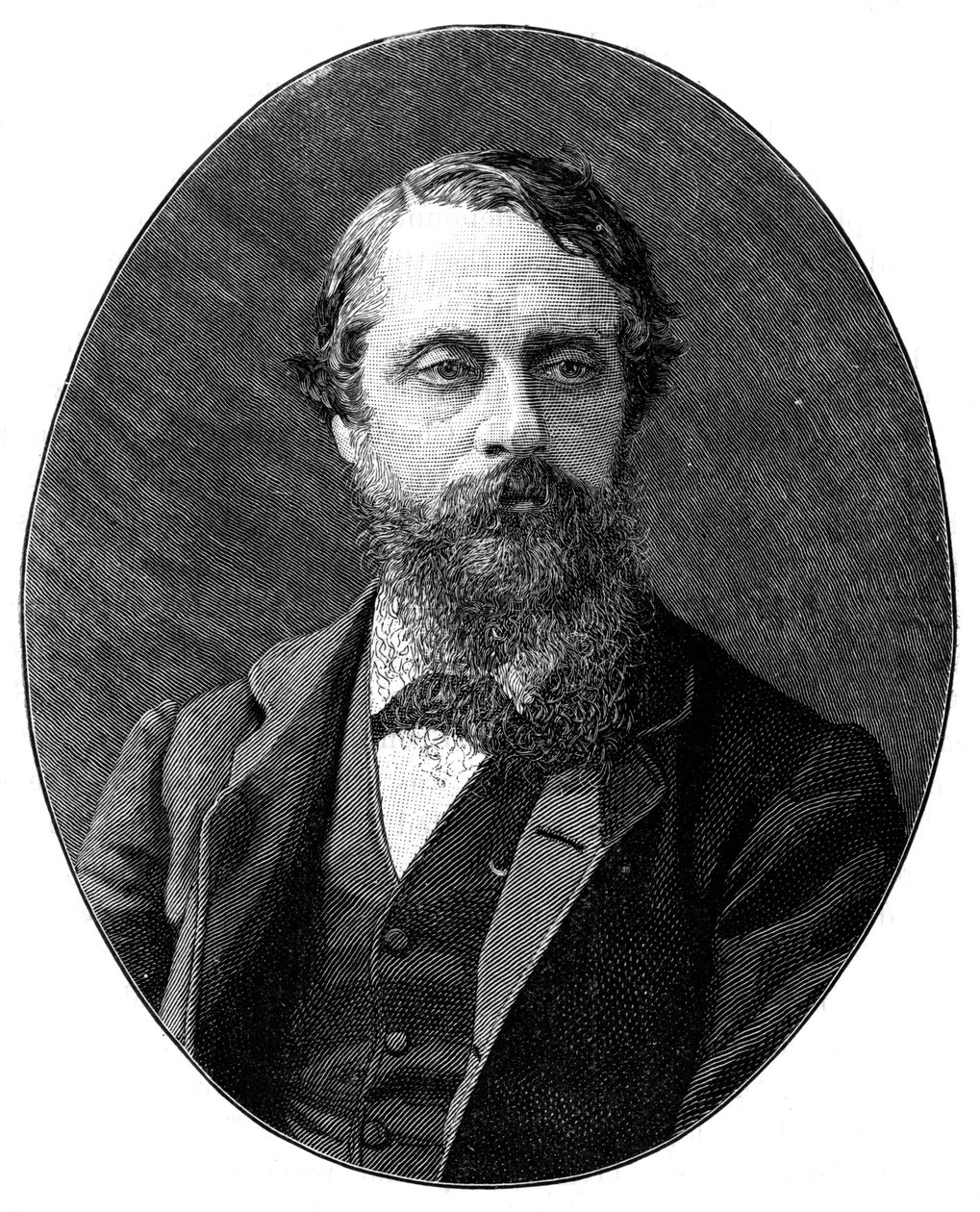 Lord Frederick Cavendish, 19e-eeuwse Britse liberale politicus door London Stereoscopic and Photographic Co