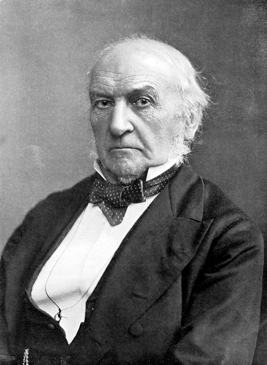 William Ewart Gladstone, 19e-eeuwse Britse liberale staatsman en premier, ca. 1905 door London Stereoscopic and Photographic Co