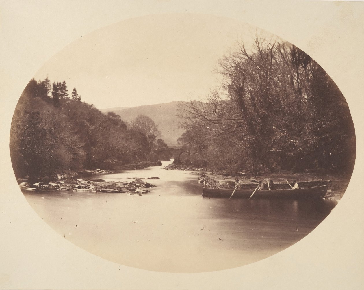 De ontmoeting van de wateren, Killarney, 1854 door Lord Otho Fitzgerald