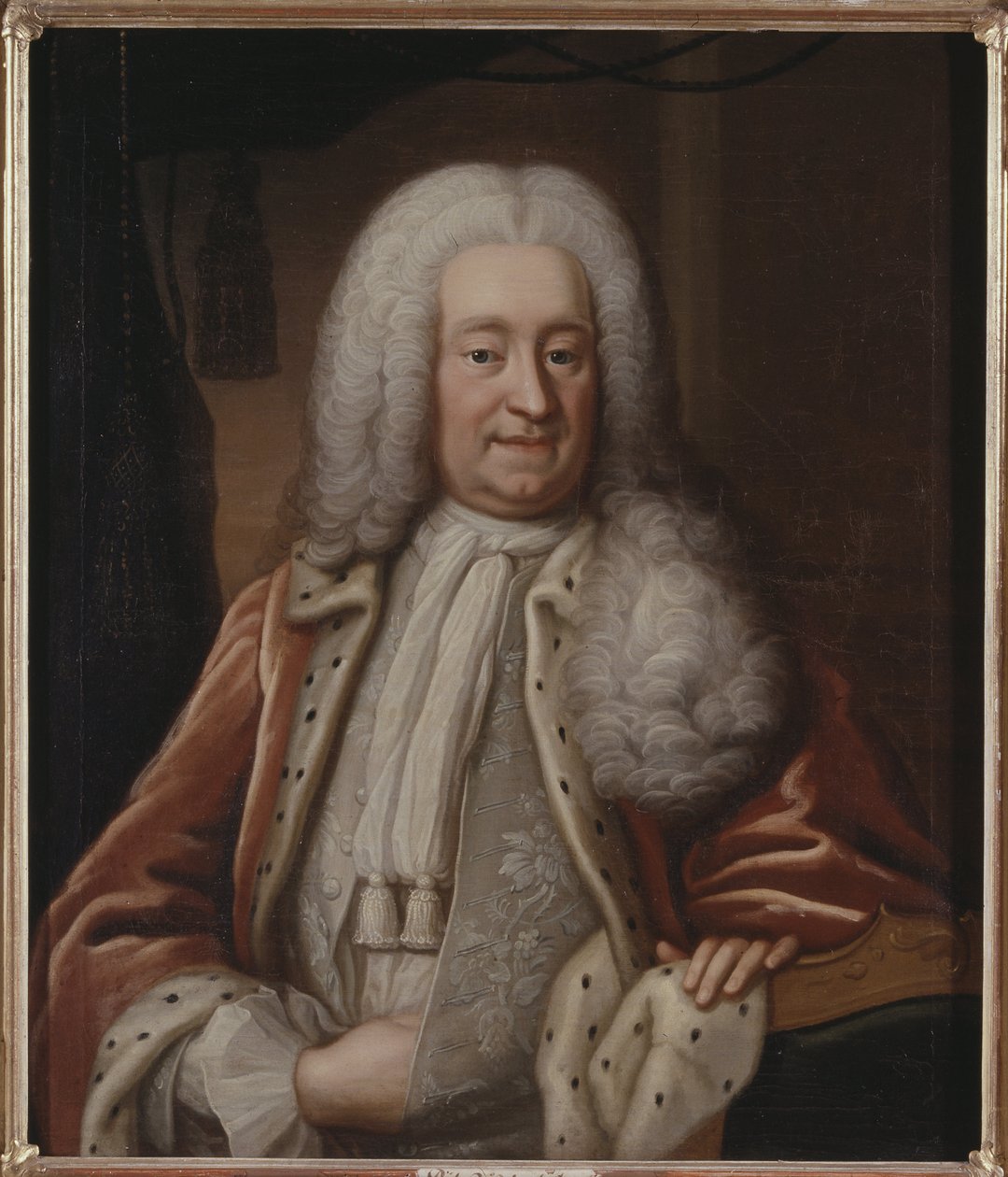Portret van graaf Carl Gyllenborg door Lorentz the elder Pasch