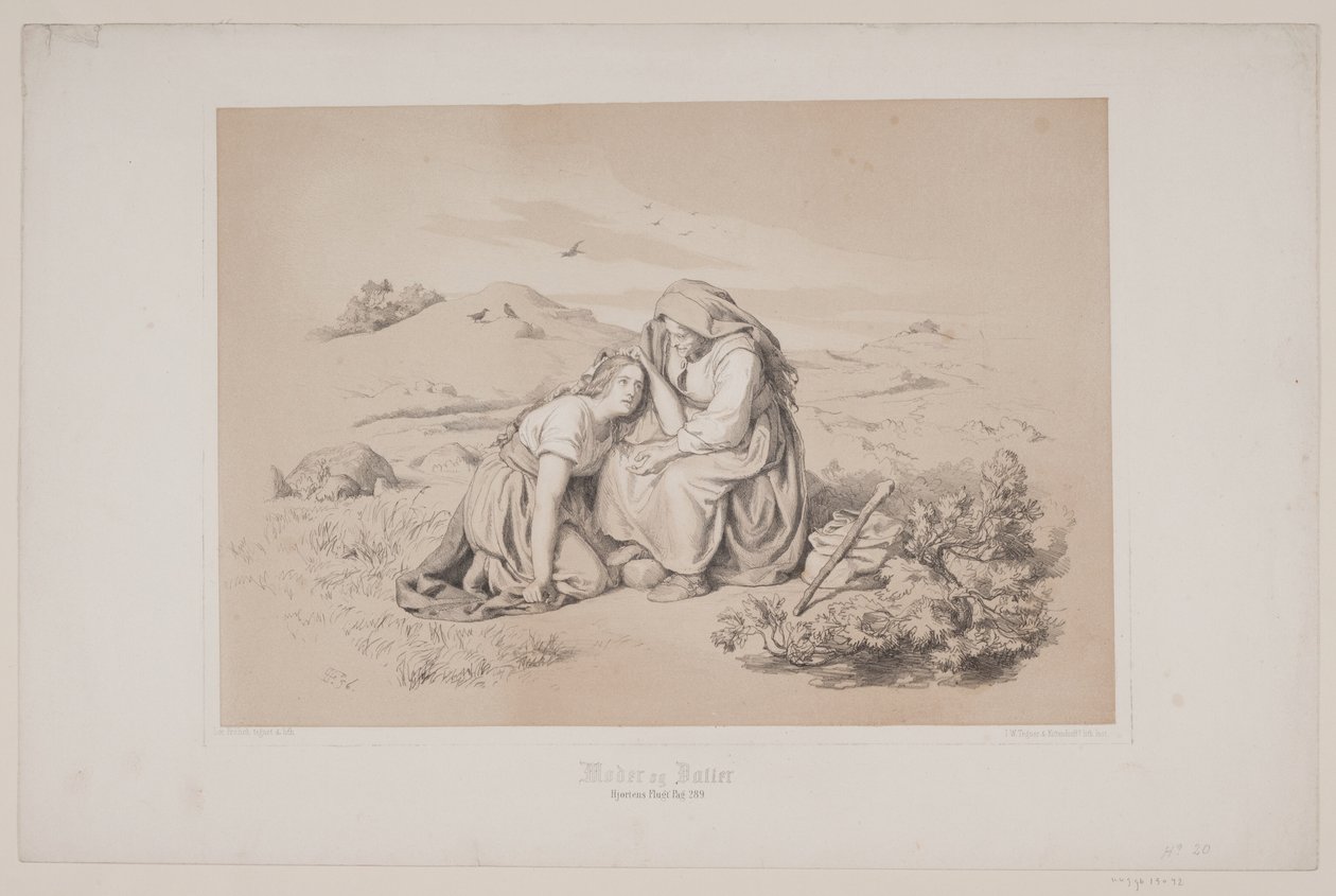 Moeder en dochter, pag. 289, illustratie bij Christian Winthers 