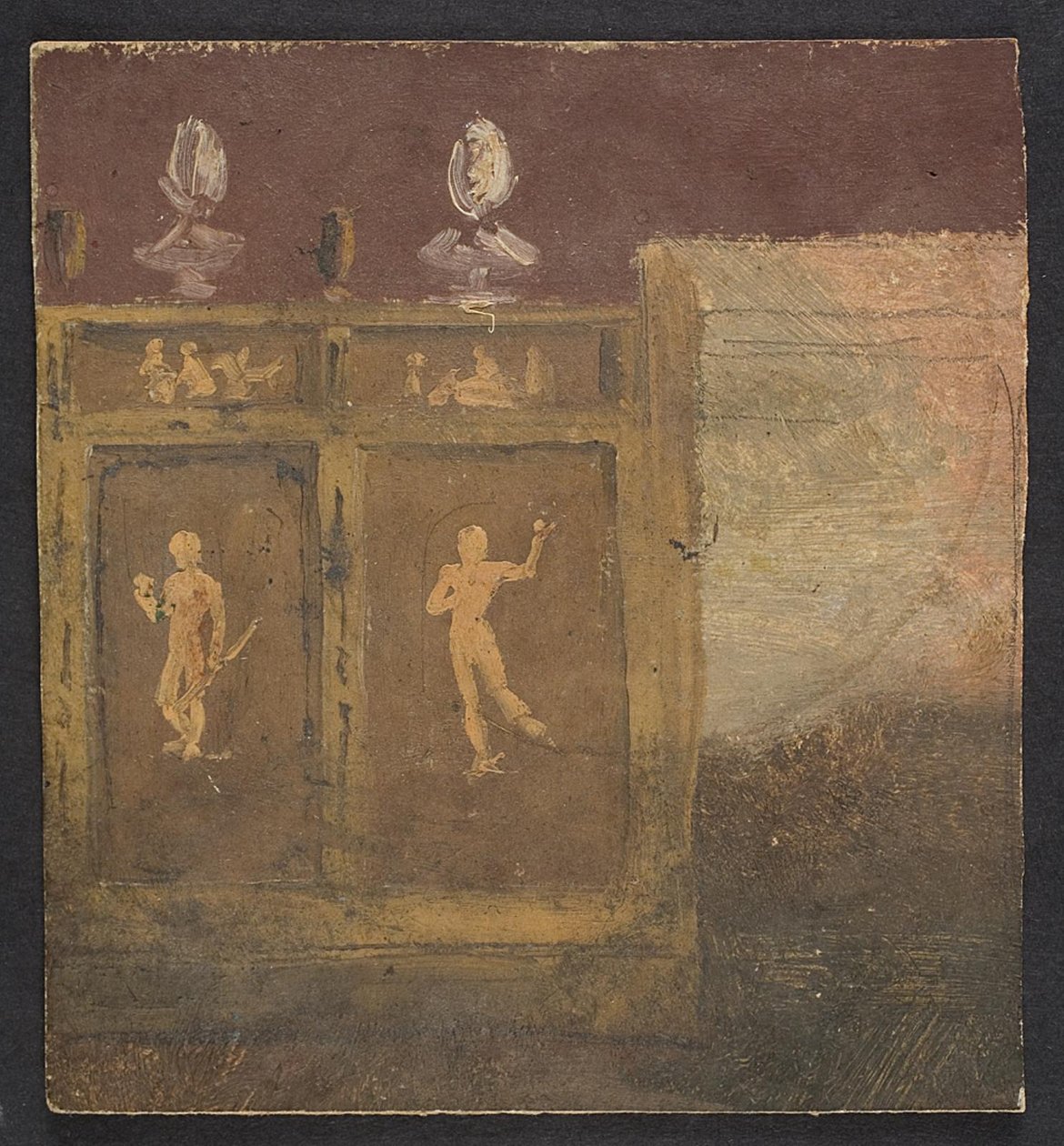 Muurdecoraties voor Valhøj 1838/1839 door Lorenz Frølich