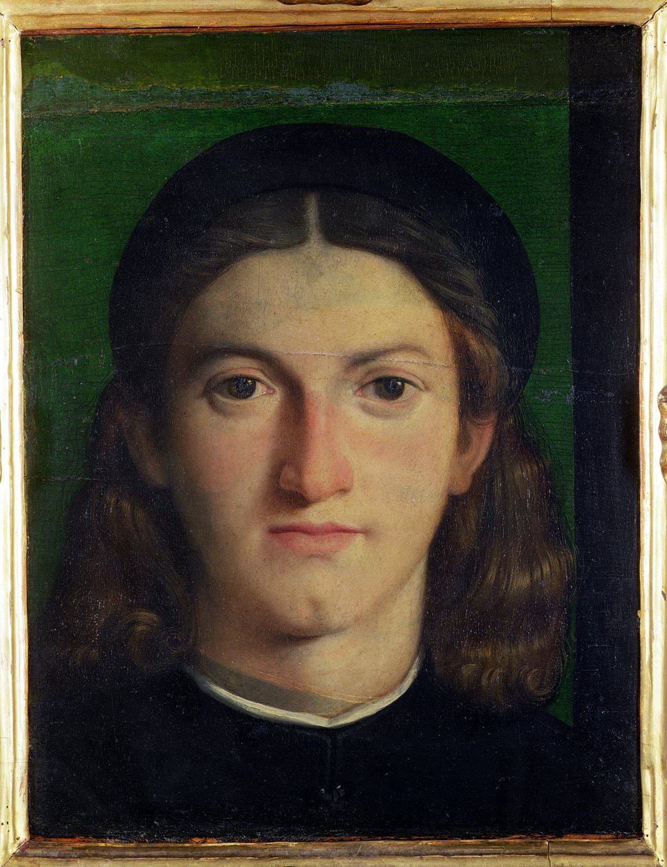 Portret van een jonge man, ca. 1505 door Lorenzo Lotto