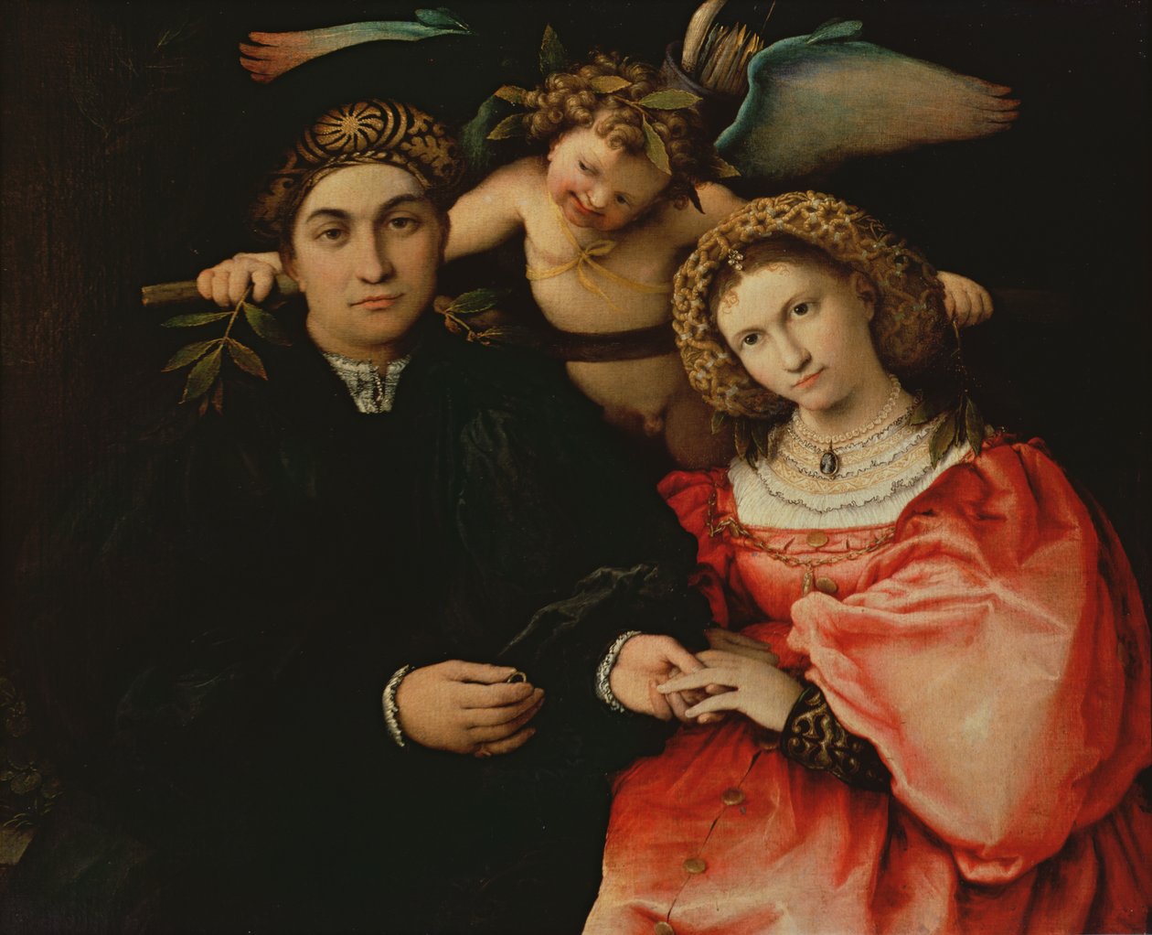 Signor Marsilio Cassotti en zijn Vrouw, Faustina, 1523 door Lorenzo Lotto