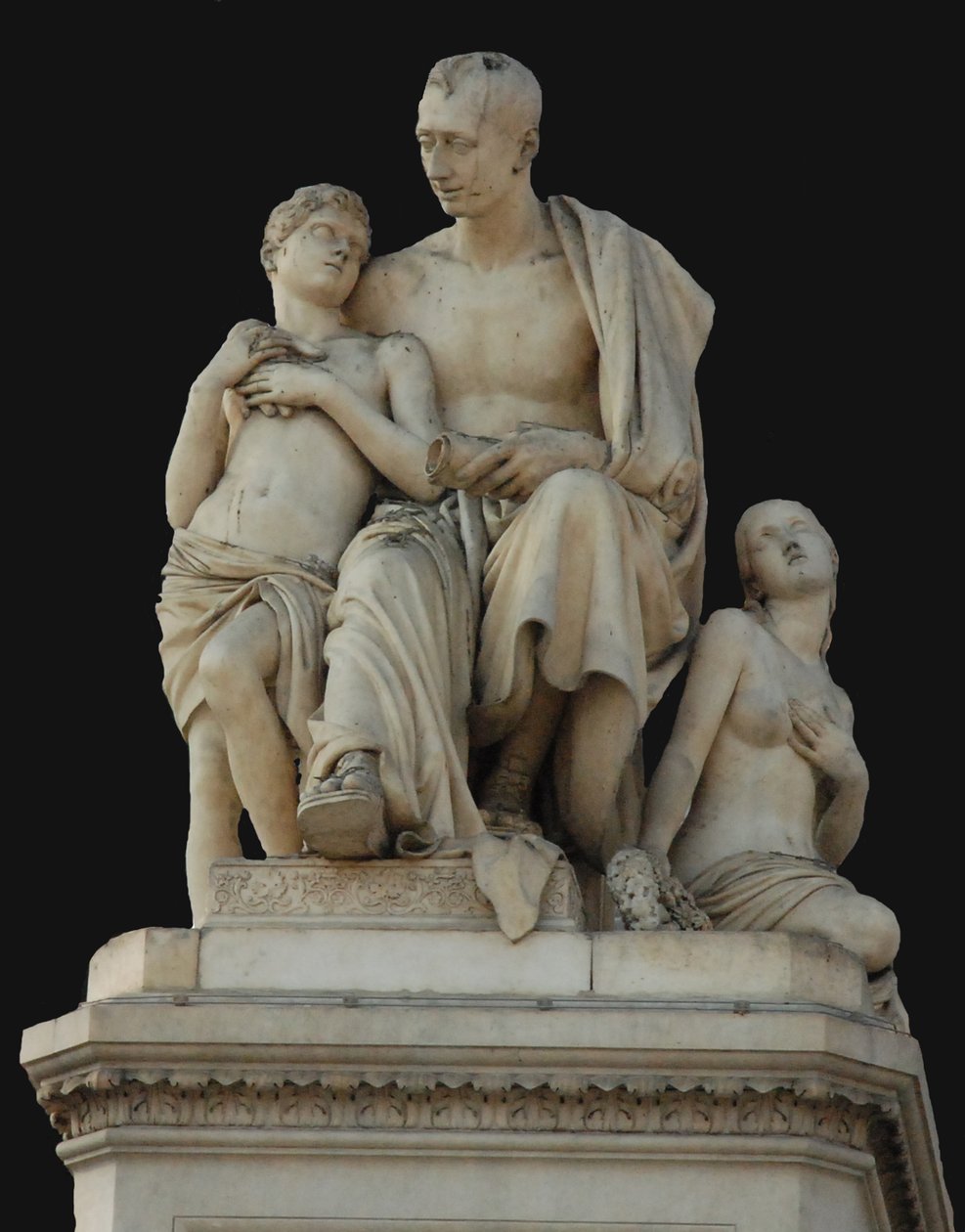 Monument voor Graaf Nikolai Nikitich Demidov op het Piazza Demidoff in Florence, 1830-1850 door Lorenzo Bartolini