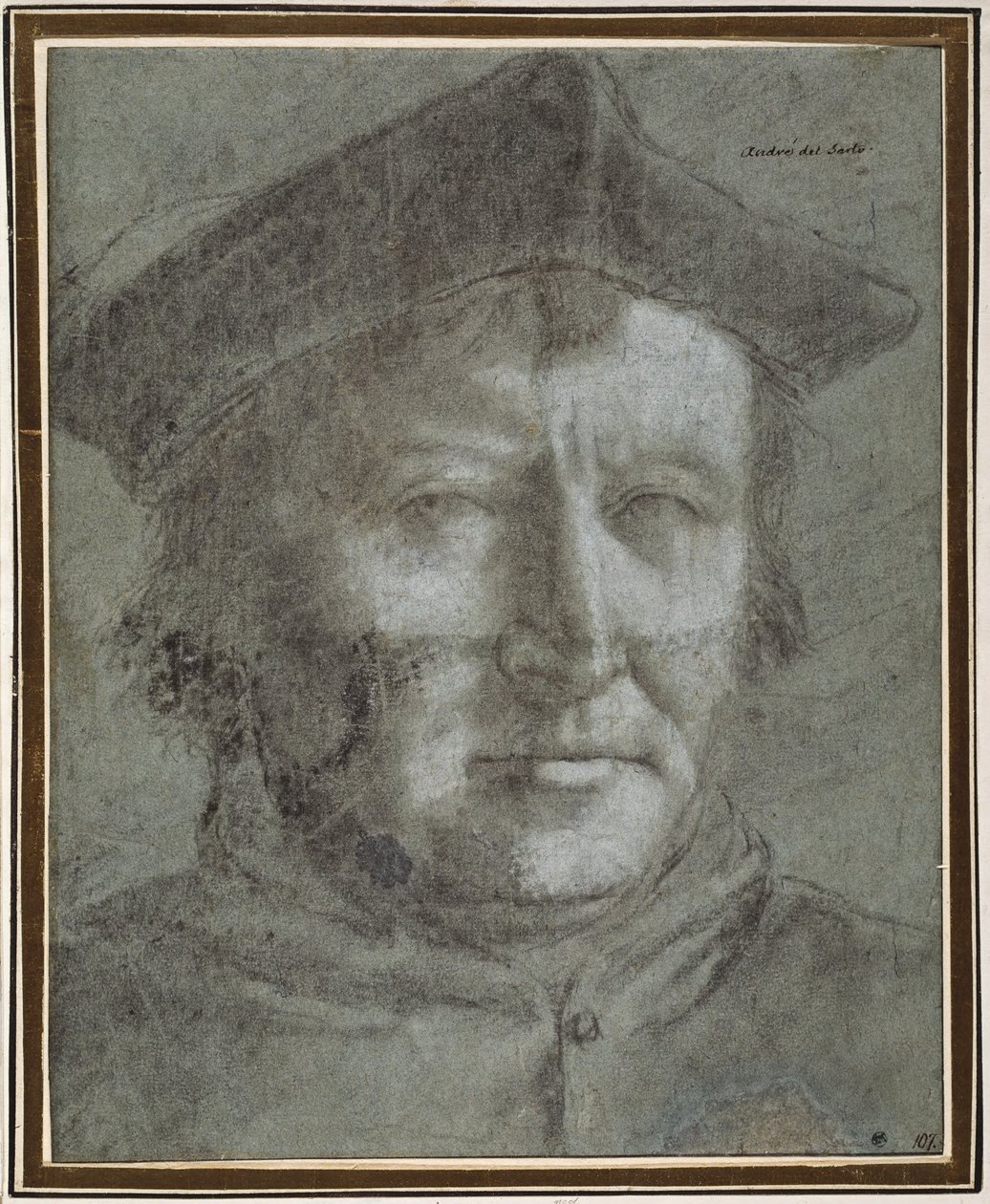 Portret van een kardinaal door Lorenzo Lotto