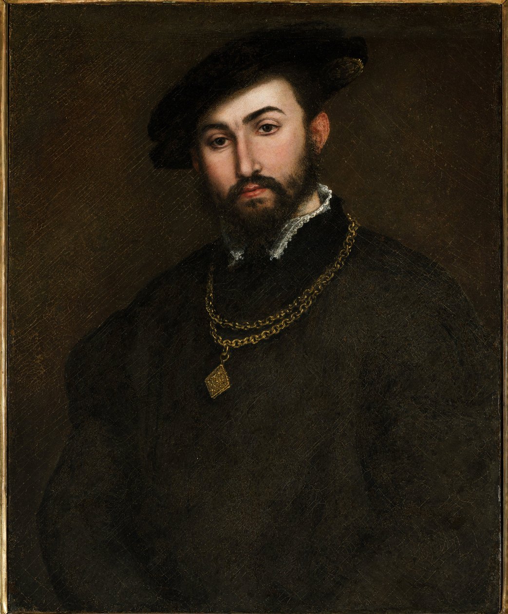 Portret van Girolamo degli Azzoni Avogaro (1467-1519) door Lorenzo Lotto
