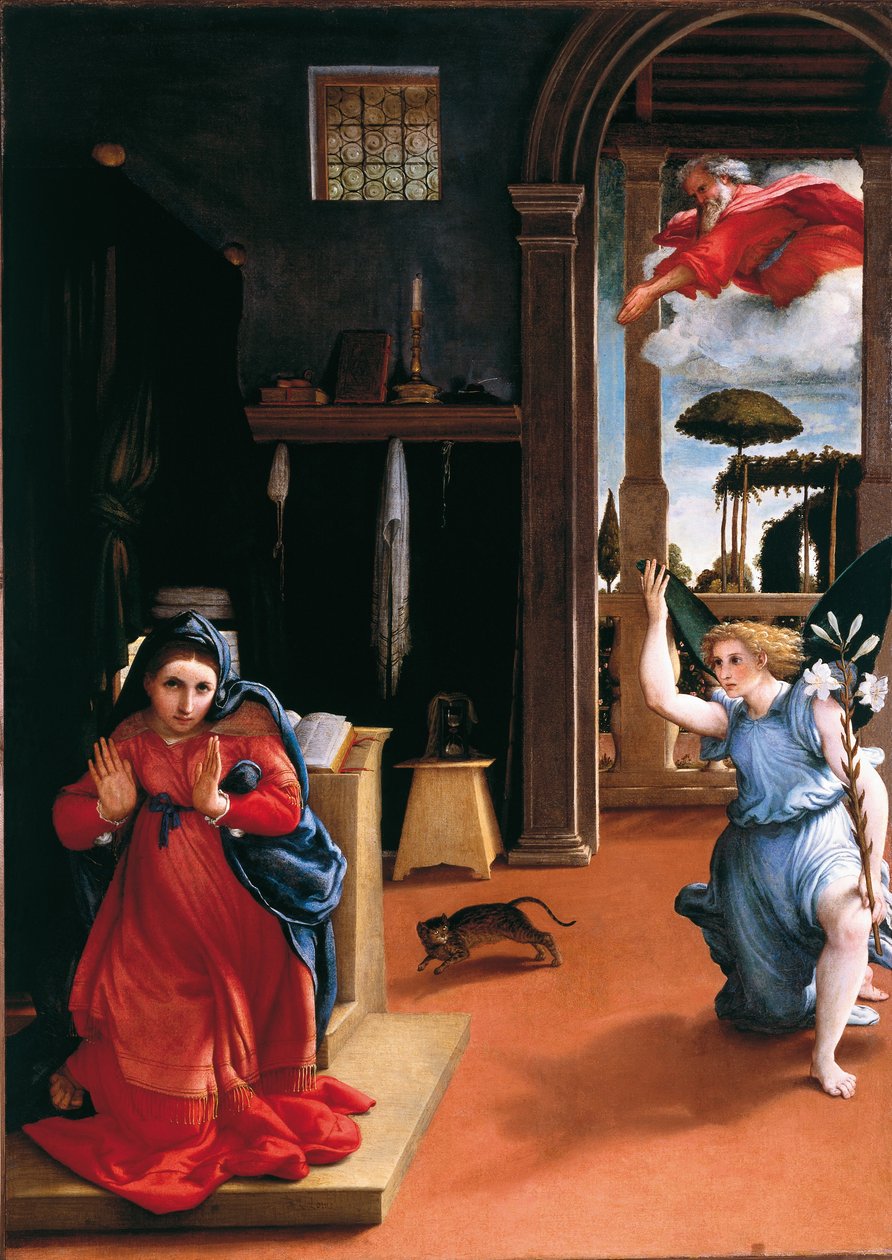 Recanati Annunciatie door Lorenzo Lotto