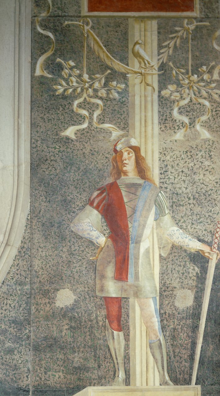 Grafsteen van Senator Augustine Onigo (detail) door Lorenzo Lotto
