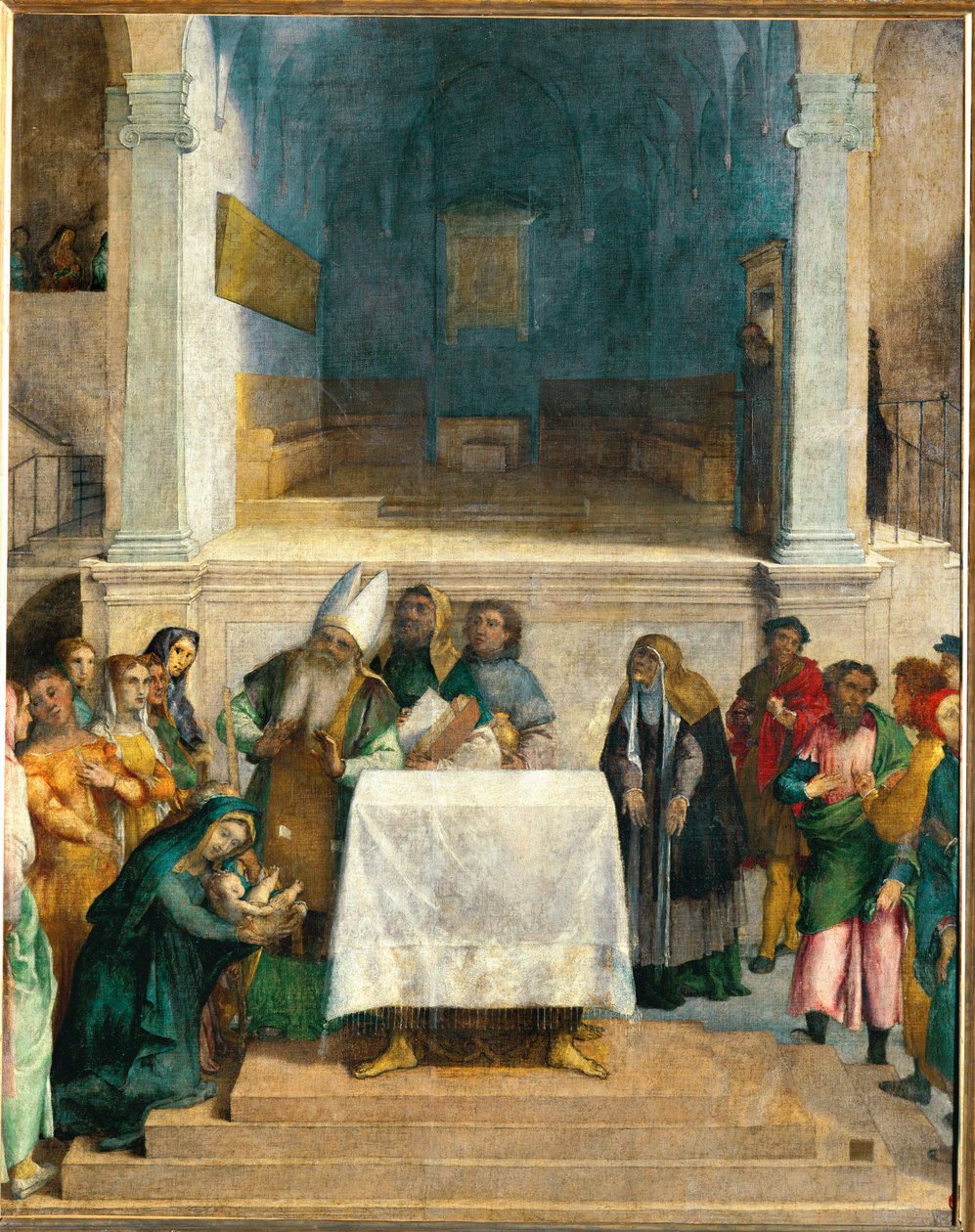 De presentatie in de tempel door Lorenzo Lotto