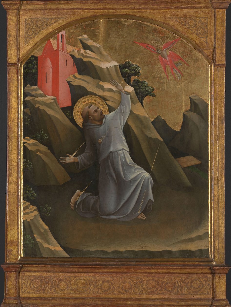 De stigmatisatie van de heilige Franciscus van Assisi door Lorenzo Monaco