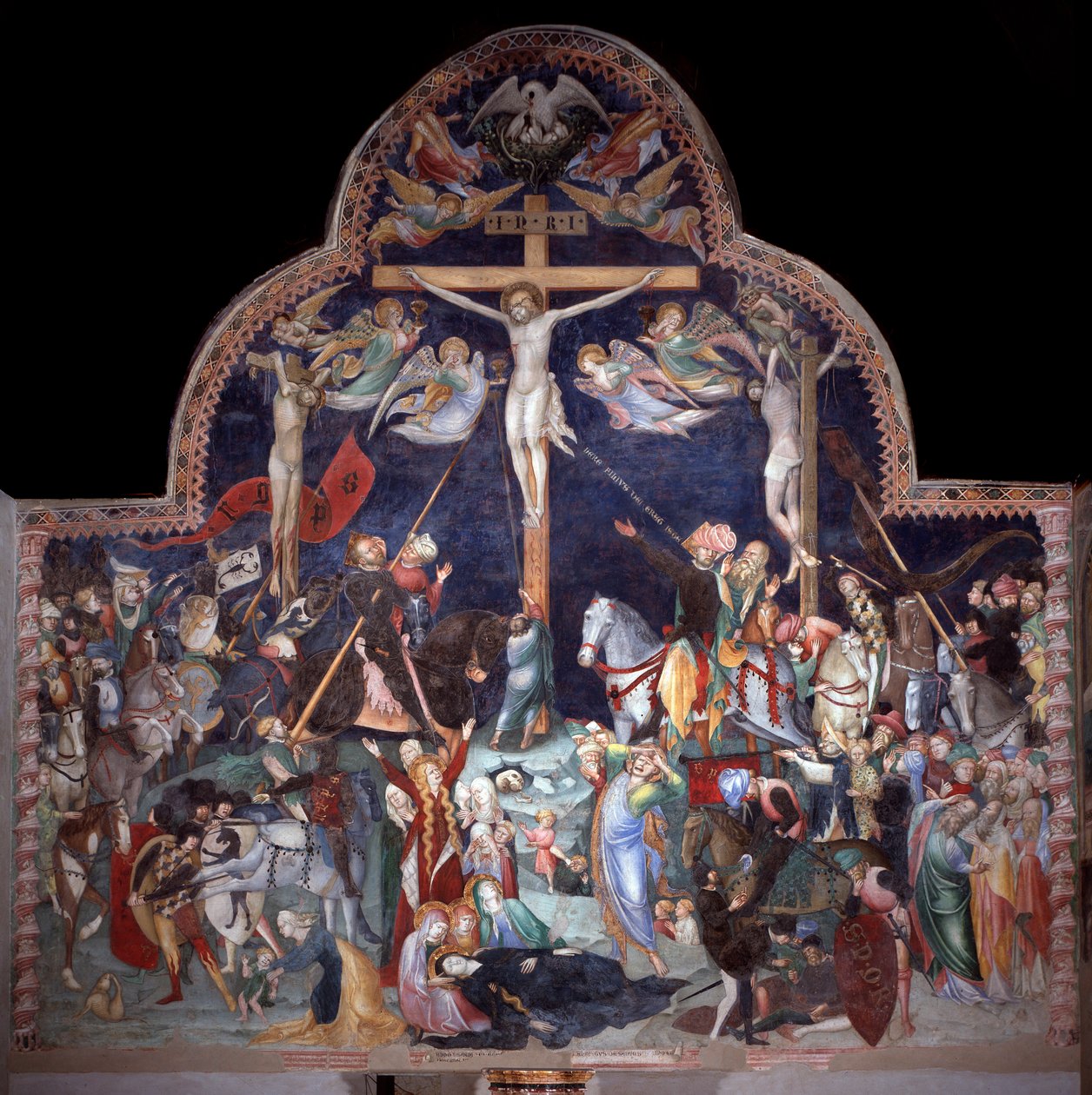 Kruisiging door Lorenzo Salimbeni