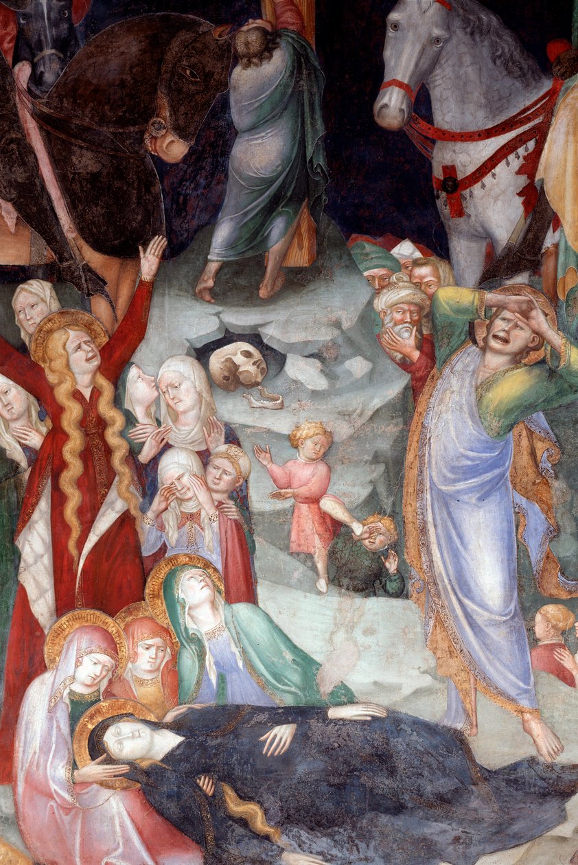 De Kruisiging, detail door Lorenzo Salimbeni