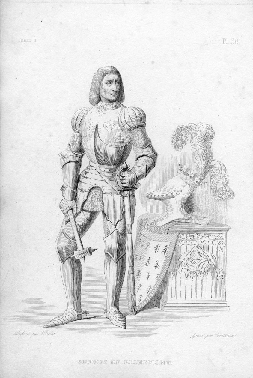 Arthur III van Bretagne door Louis
