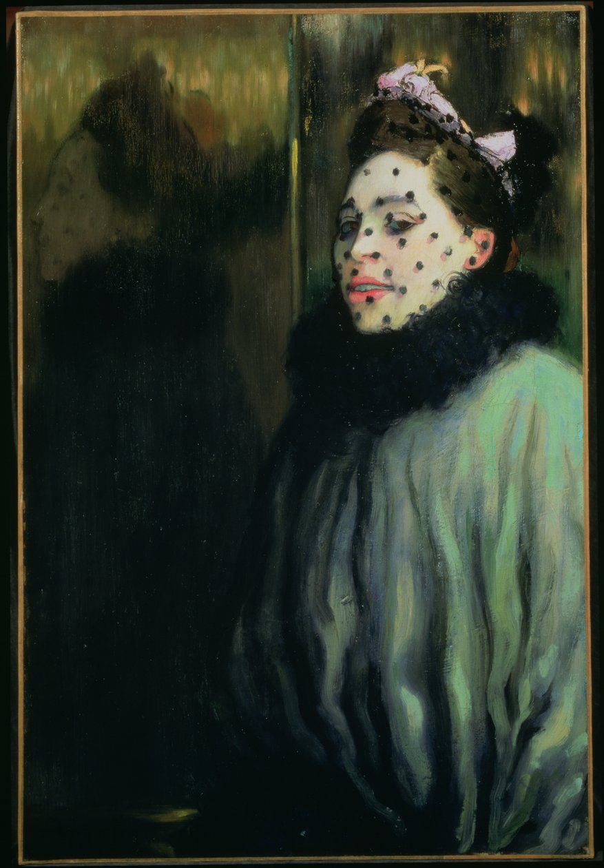 Vrouw met een sluier, 1891 door Louis Anquetin