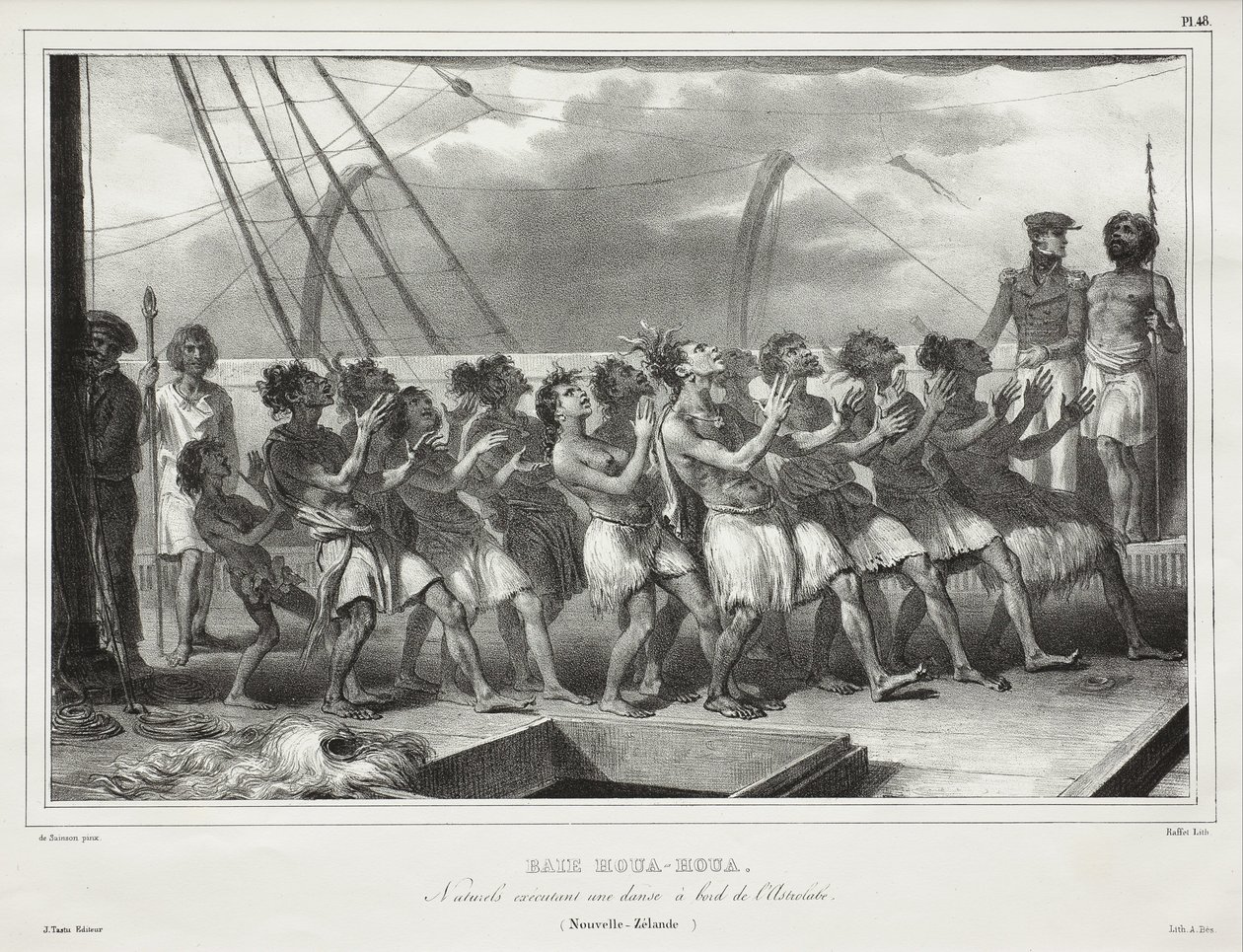 Tolaga ... door Louis Auguste de Sainson