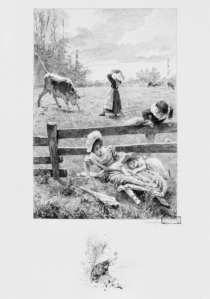 De dienaar Felicite en de stier, illustratie uit 