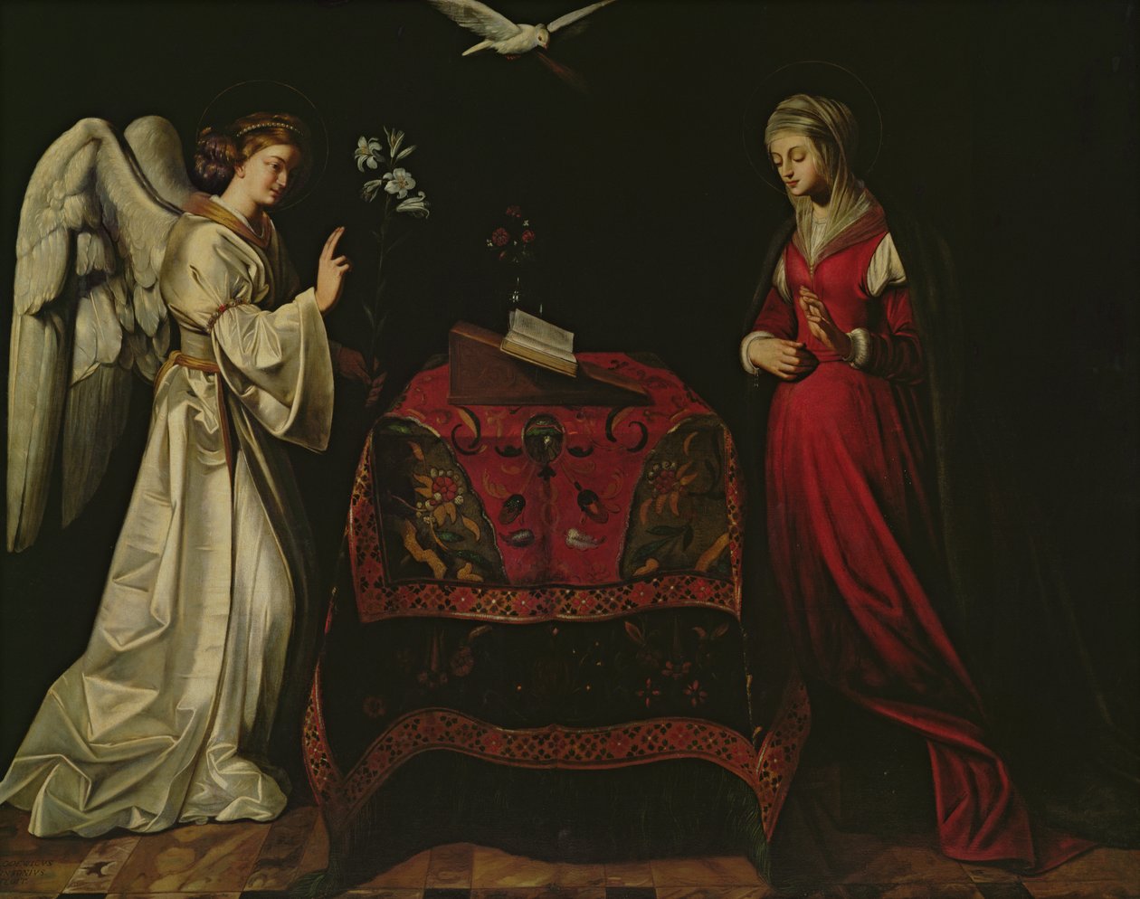 De Aankondiging door Louis Finsonius or Finson