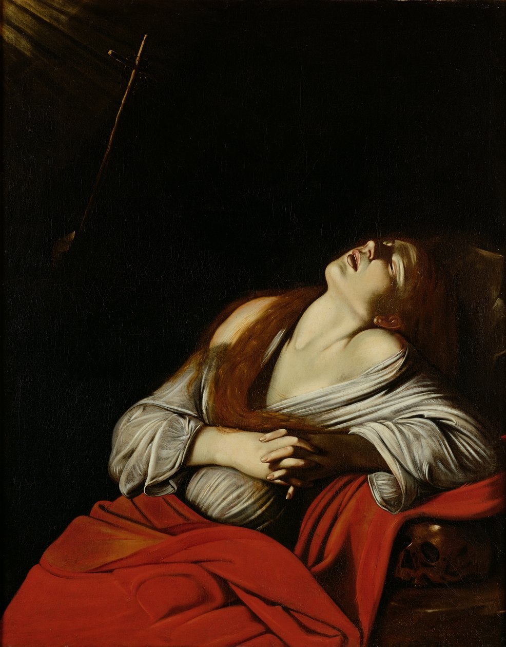 De extase van Maria Magdalena door Louis Finsonius or Finson