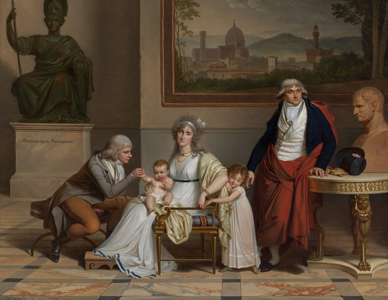 André-François Miot, gezant van de Franse Republiek bij de Groothertog van Toscane door Louis Gauffier
