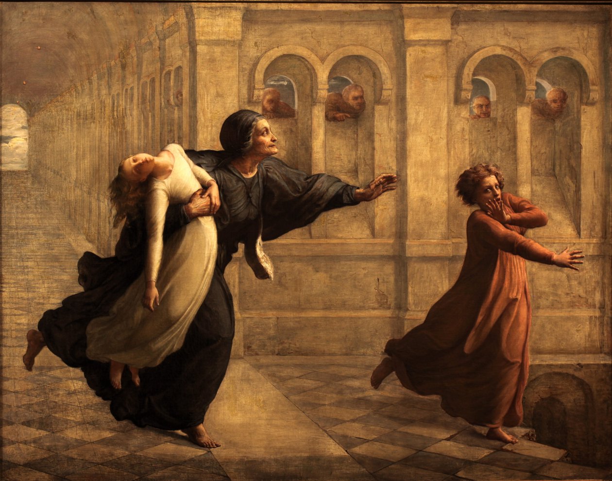 Gedicht van de ziel - De nachtmerrie door Louis Janmot