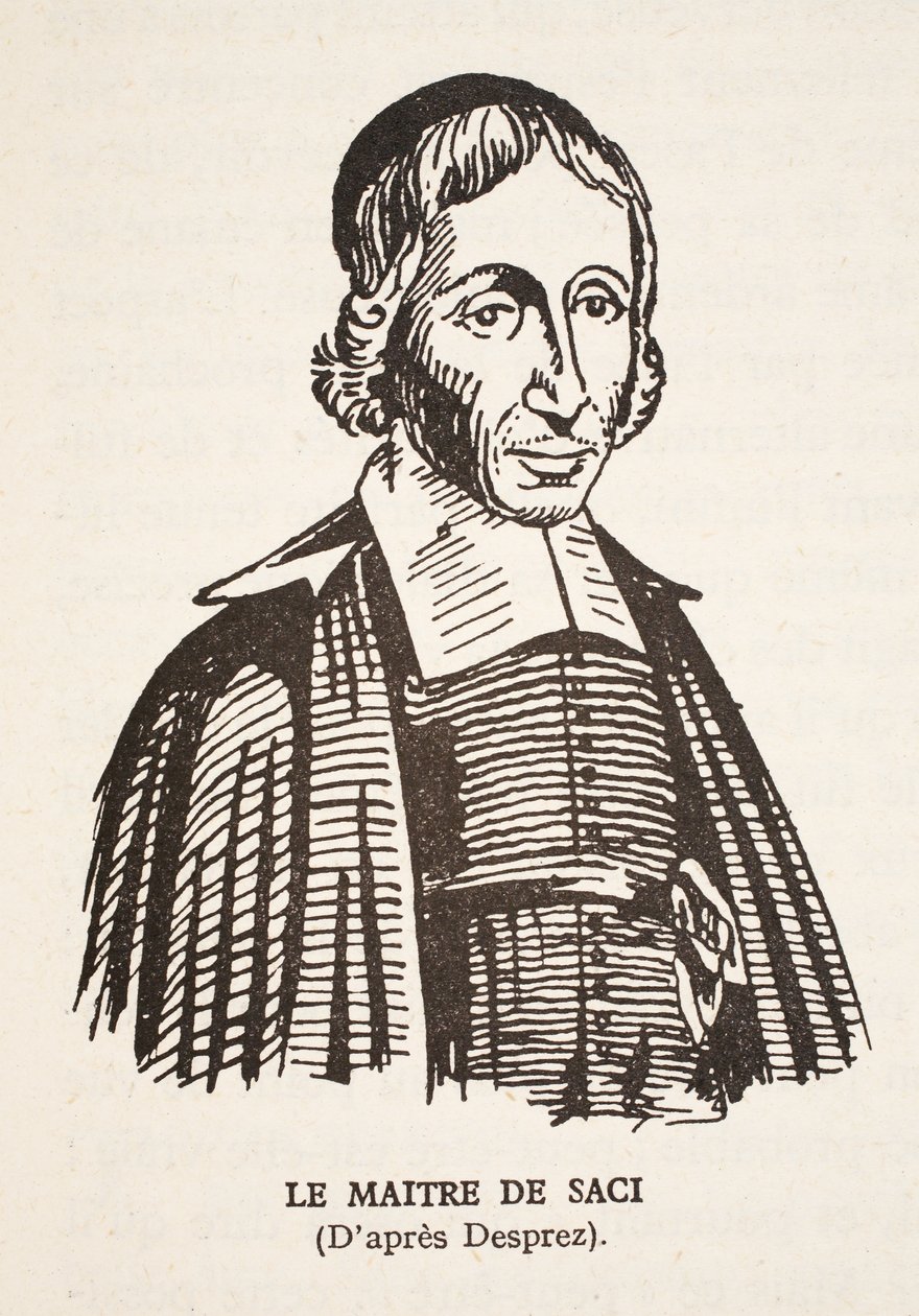 Le Maitre de Saci door Louis Jean Desprez