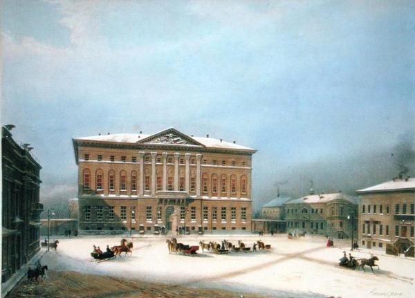 Huis van de Gouverneur-Generaal in Moskou door Louis Jules Arnout
