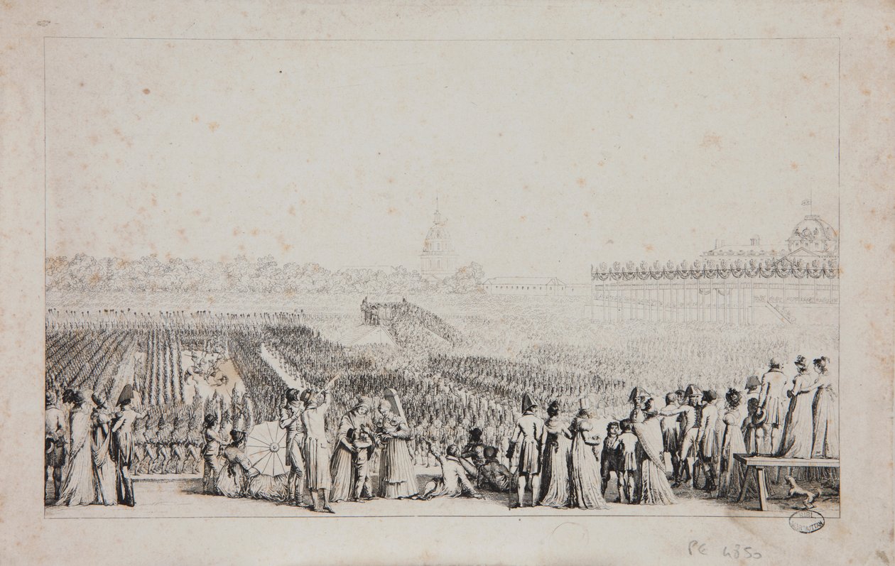 Dag van de Champ de Mai, 1815 door Louis Lafitte