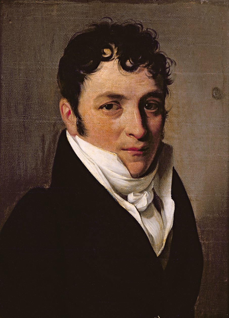 Portret van een man, vermoedelijk Pierre Jean Garat (1764-1823) door Louis Leopold Boilly