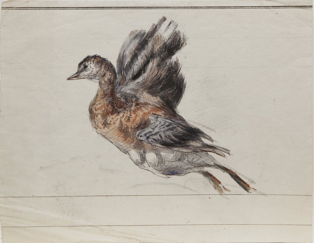 Tekening door Louis Marie Faudacq