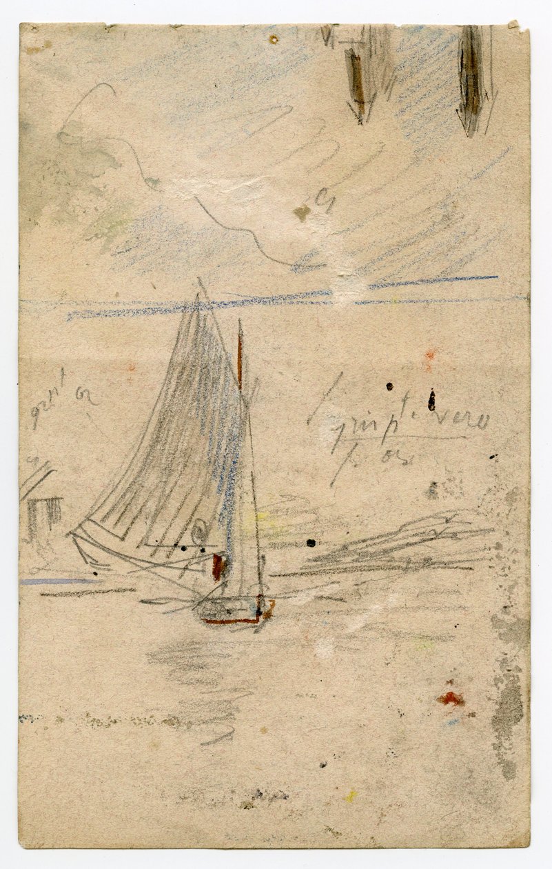 Tekening van Louis-Marie Faudacq door Louis Marie Faudacq