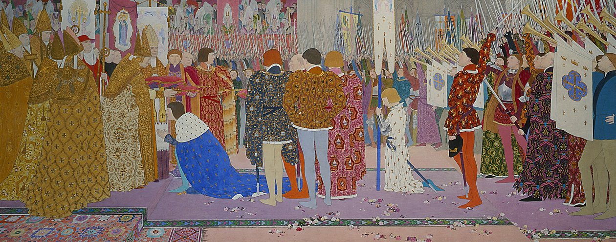 De Kroning in Reims van de Dauphin, uit de Jeanne d