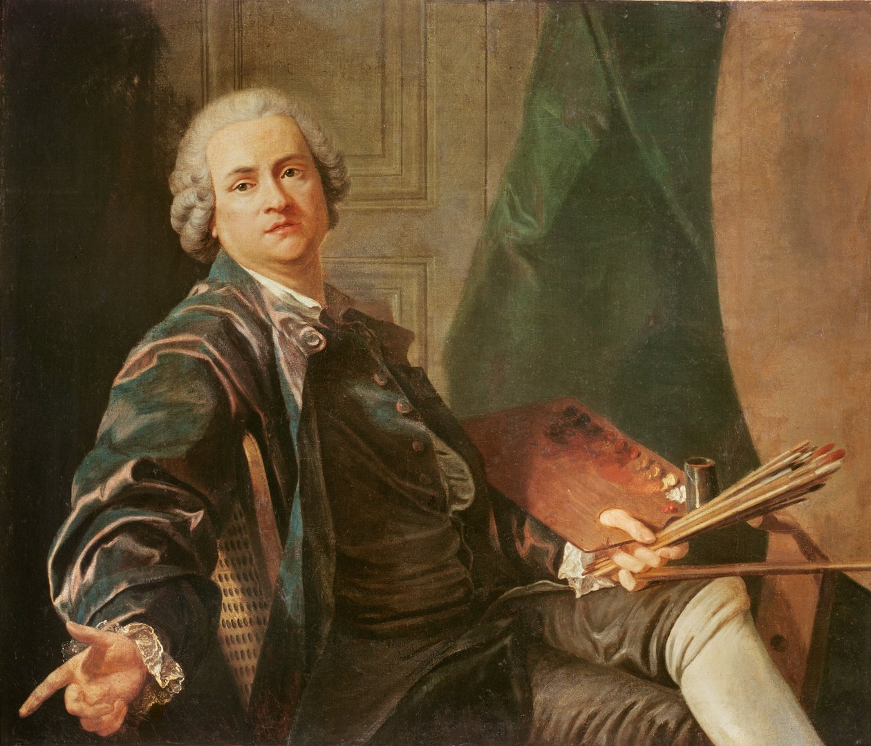 Zelfportret door Louis Michel van Loo