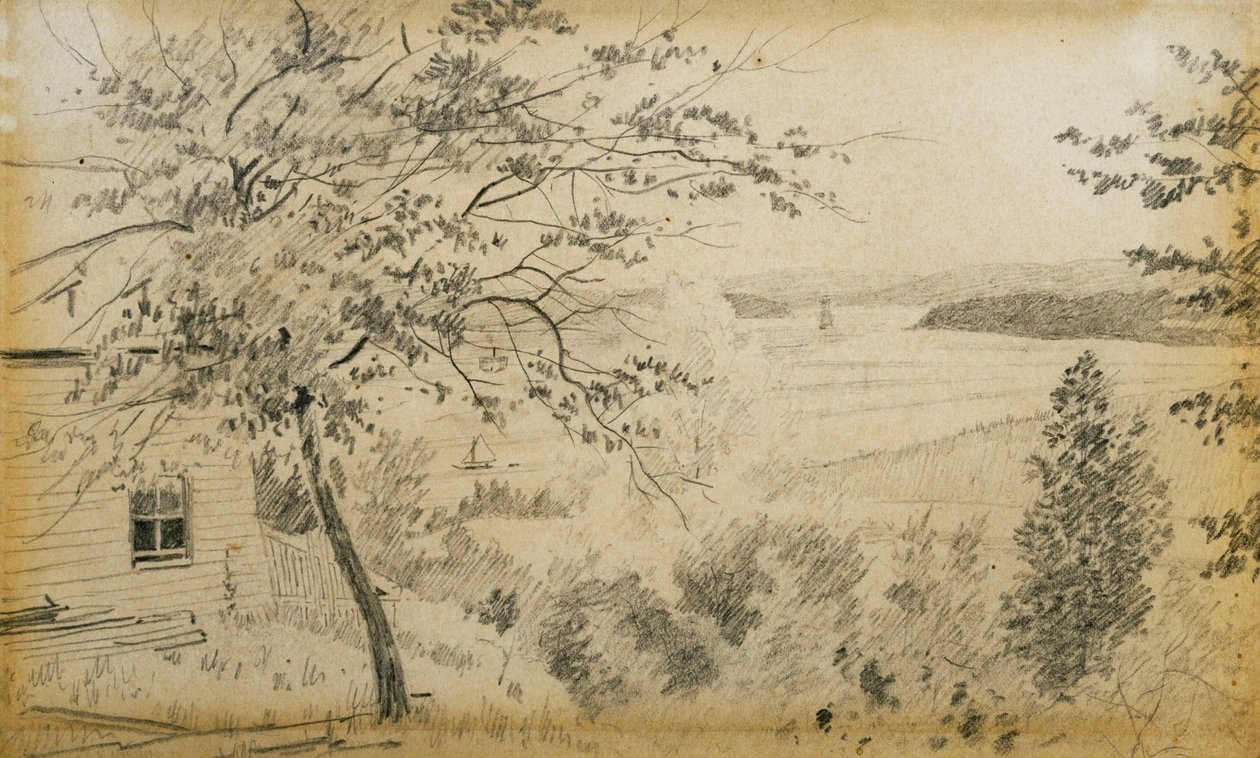 Hudson River door Louis Michel Eilshemius