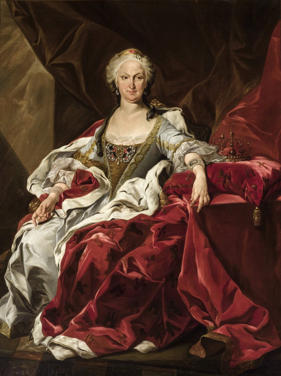 Koningin Isabel van Farnesio door Louis Michel van Loo