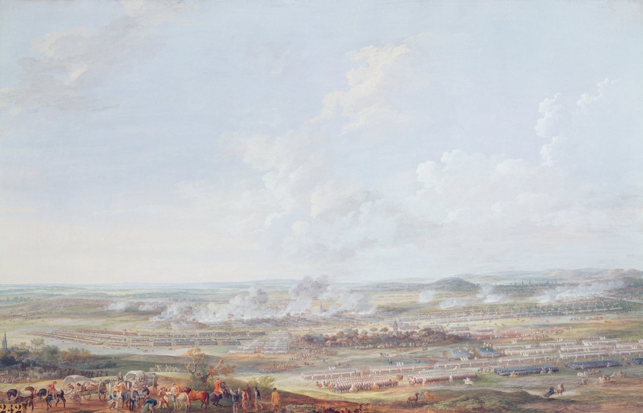 De slag bij Rocoux, 11 oktober 1746, 1784 door Louis Nicolas van Blarenberghe