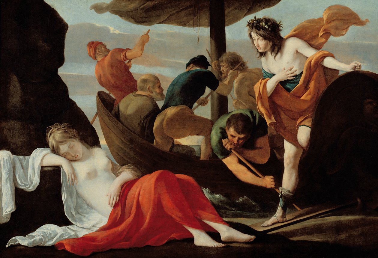 Bacchus Ontdekt Ariadne op Naxos door Louis le Nain