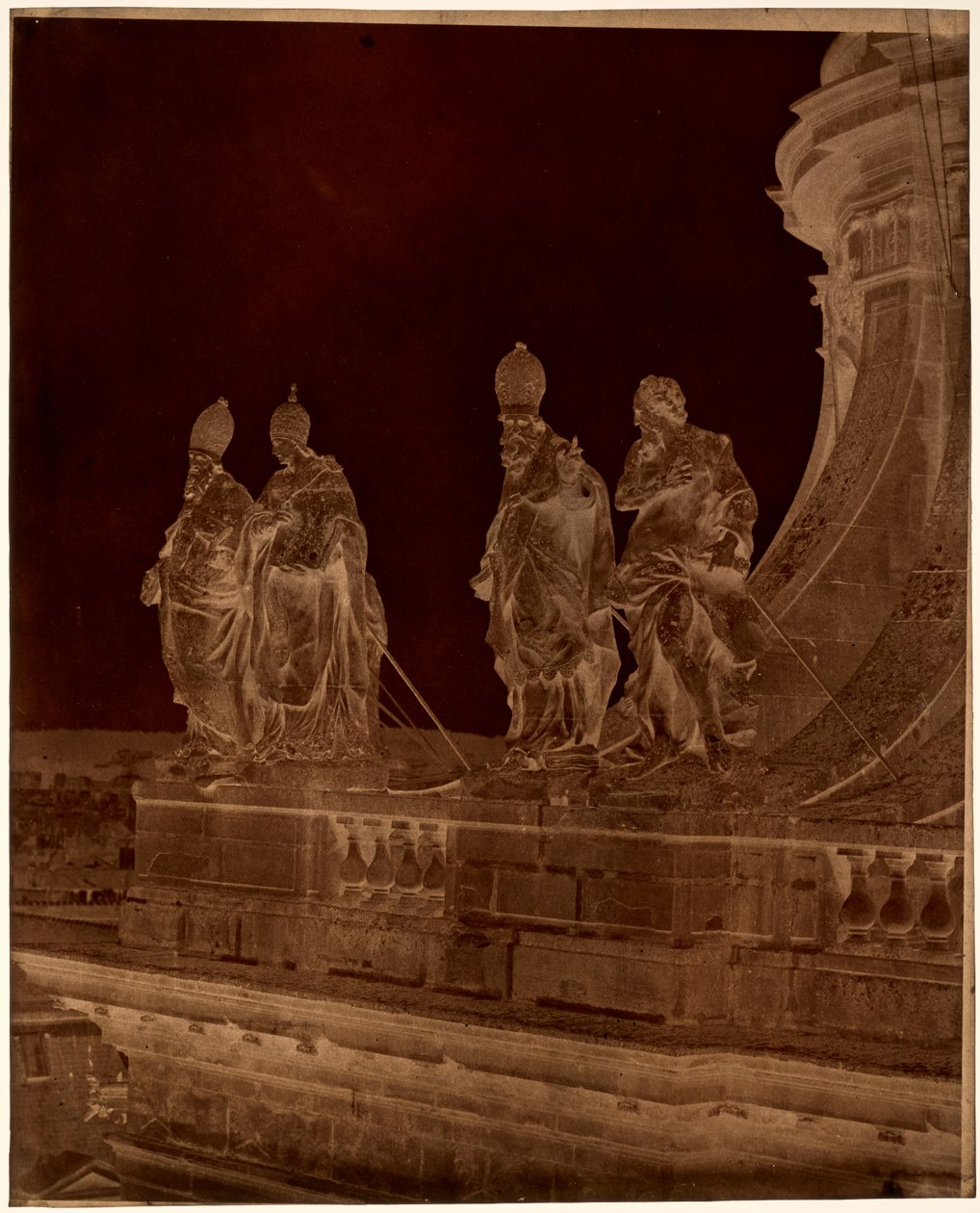 Vier beelden in Versailles door Louis-Rémy Robert