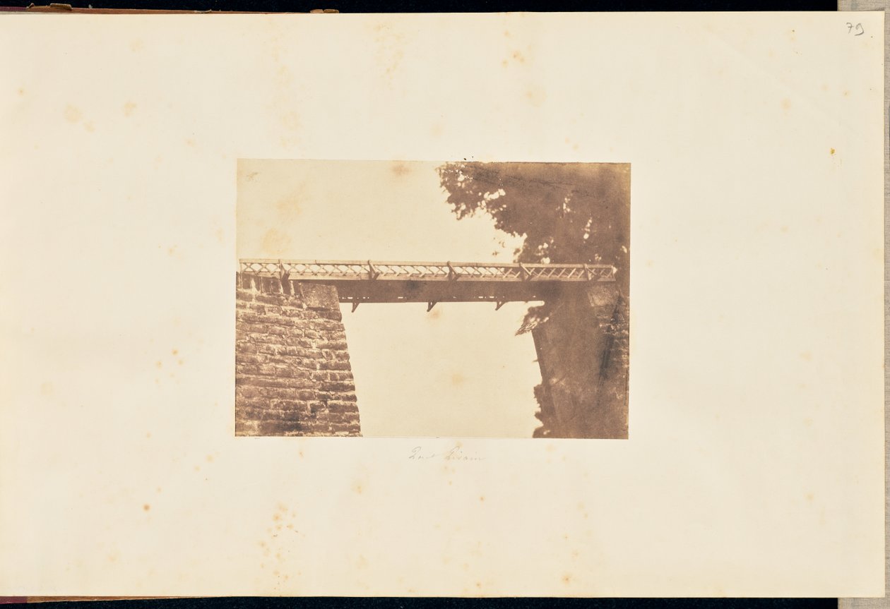 Pont Perain door Louis Alphonse Davanne