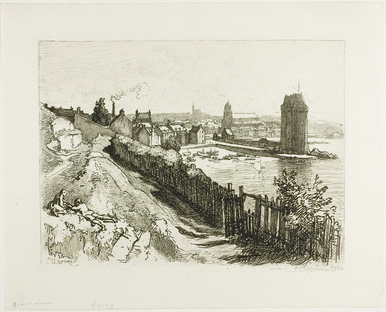 Saint-Servan door Louis Auguste Lepère