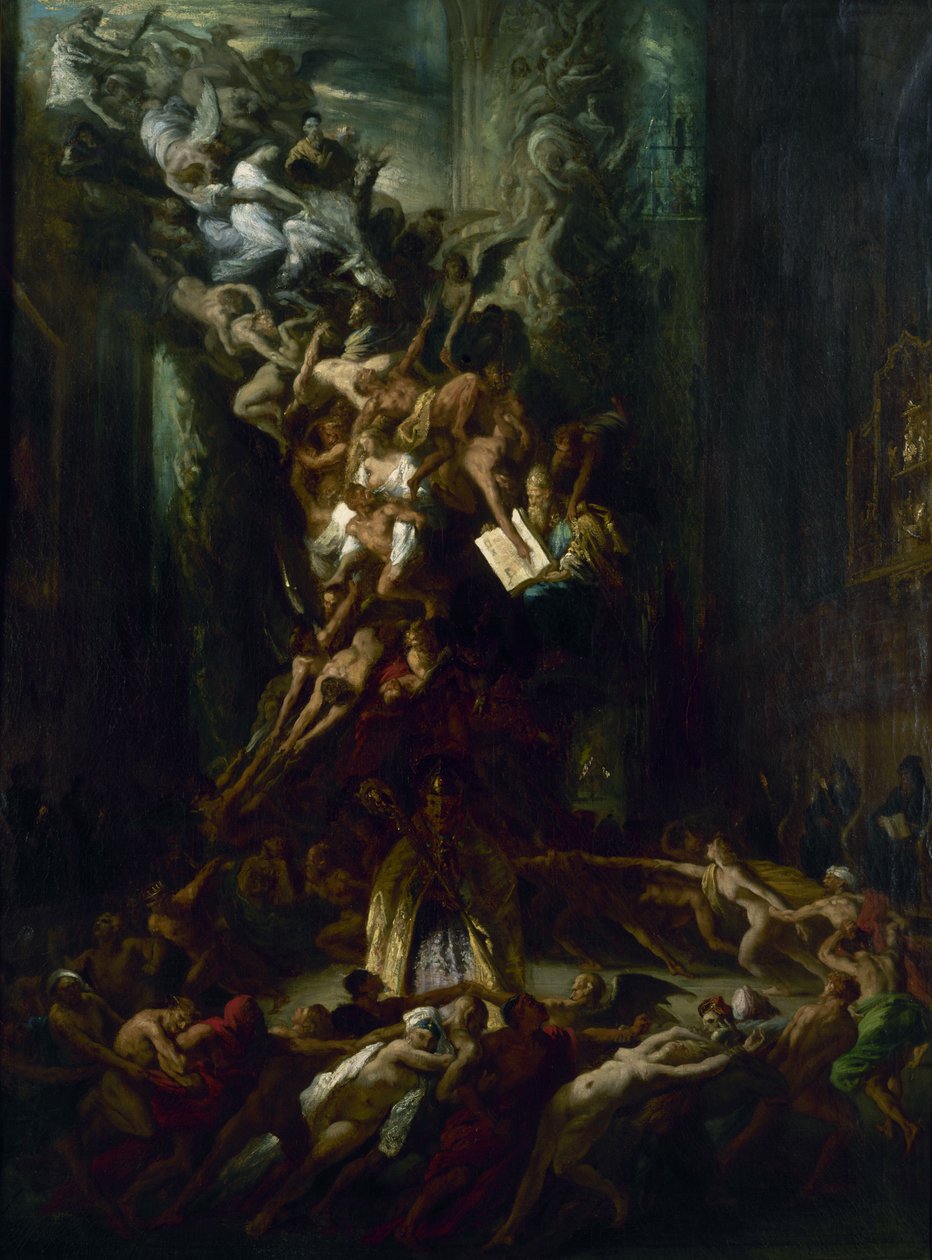 De ronde van de sabbat, ca. 1861 door Louis Candide Boulanger
