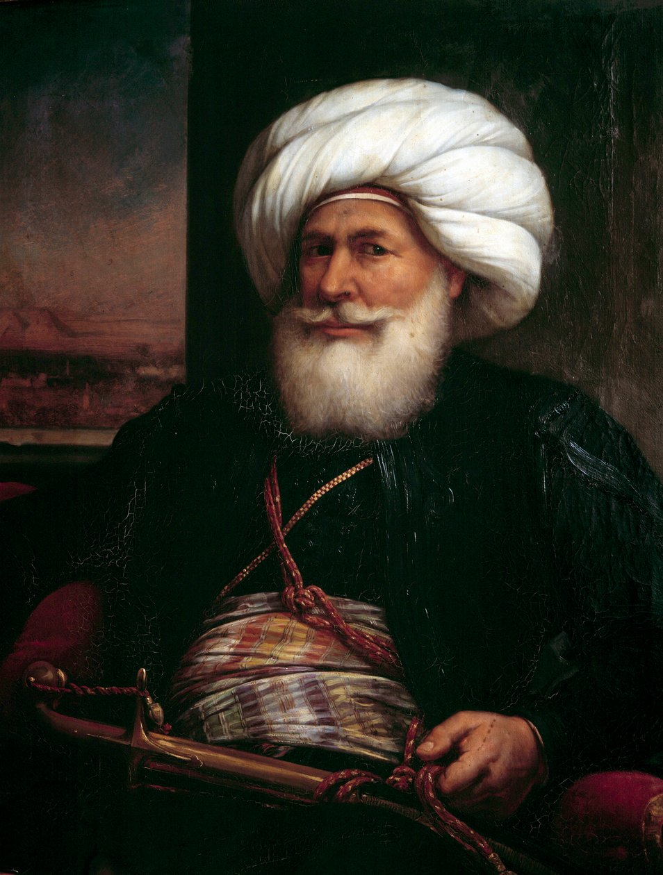 Portret van Muhammad Ali Pasha door Louis Charles Auguste Couder