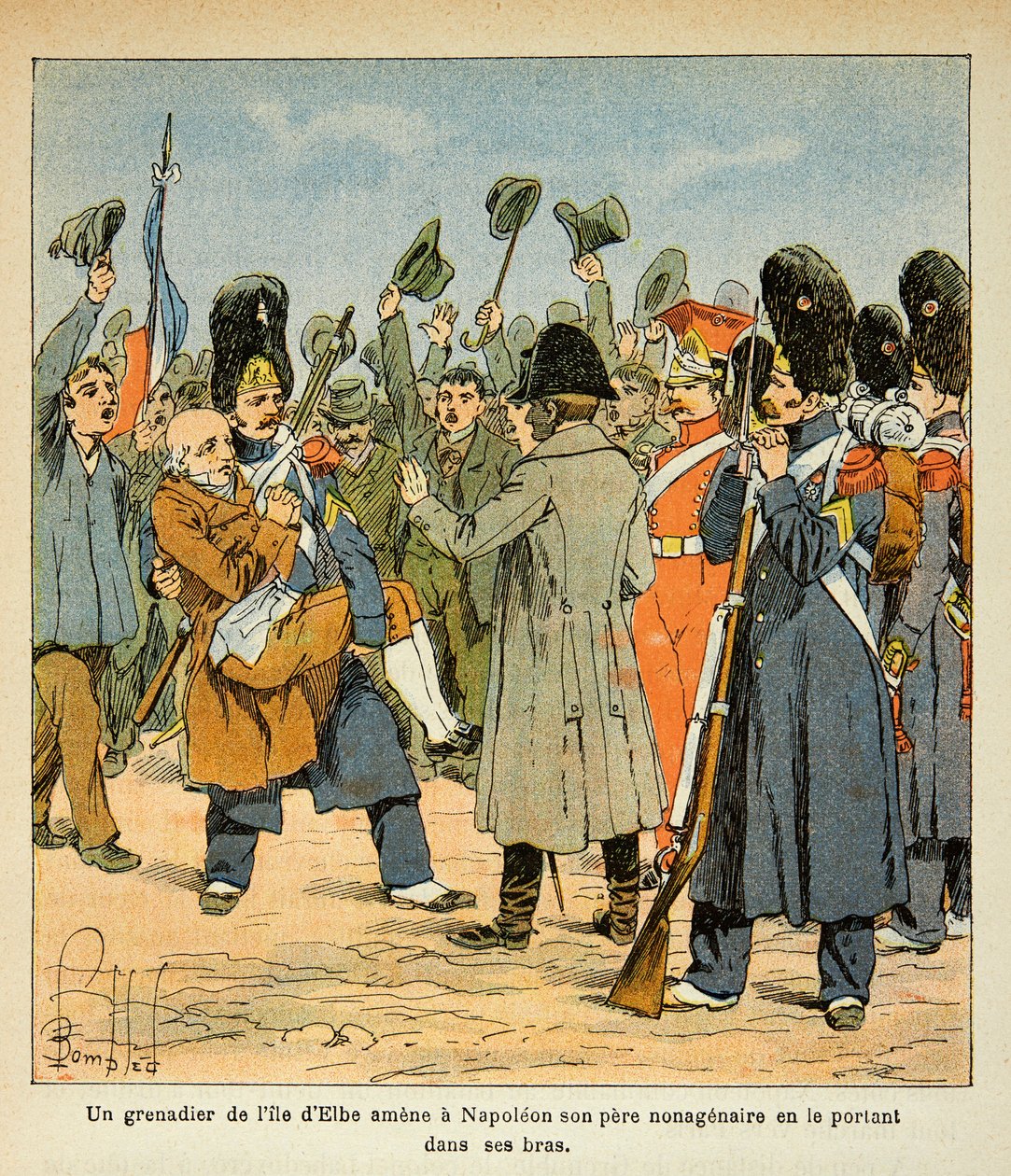 Illustratie door Louis Bombled (1862-1927) uit het boek 