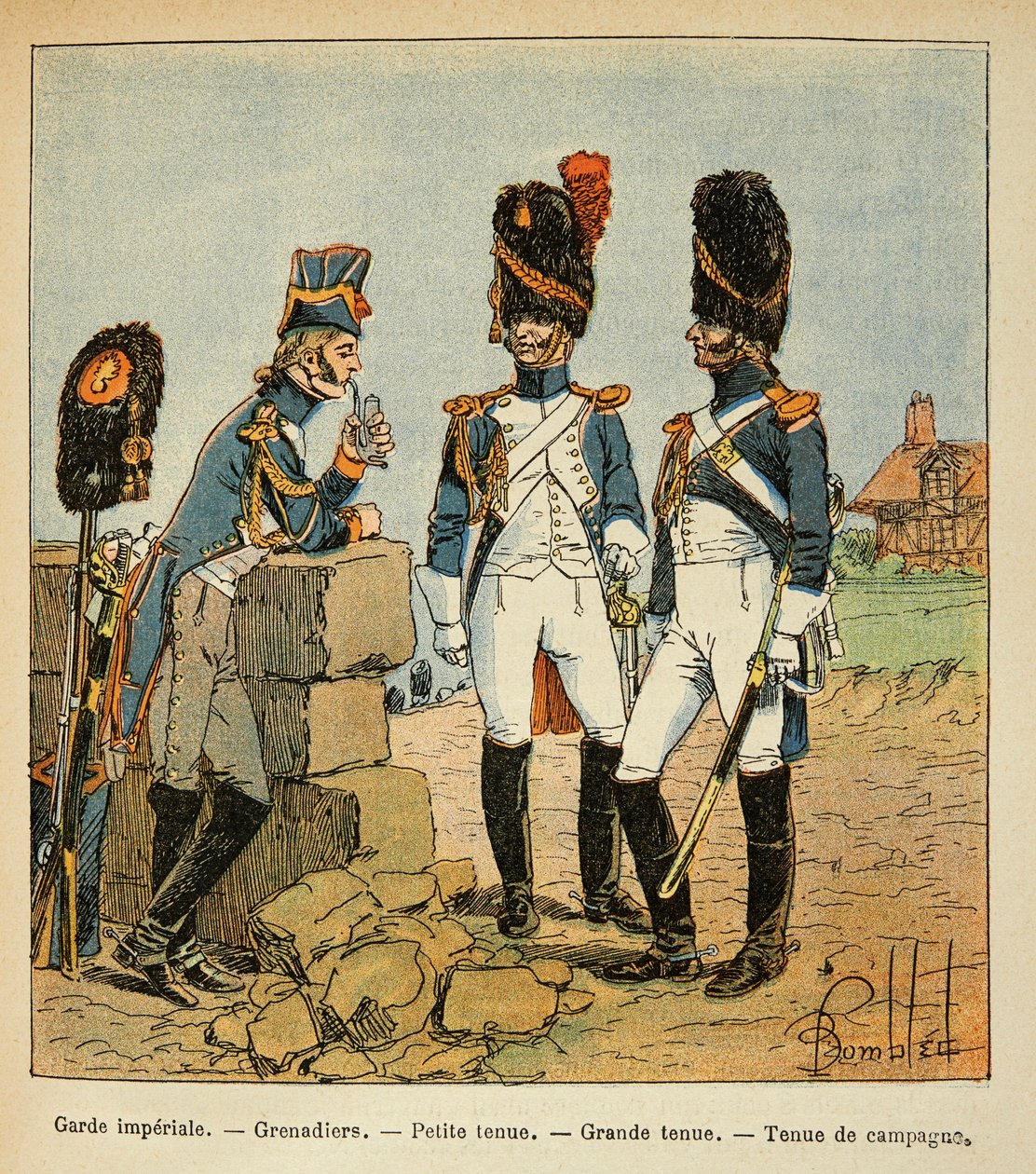 Illustratie door Louis Bombled (1862-1927) uit het boek 
