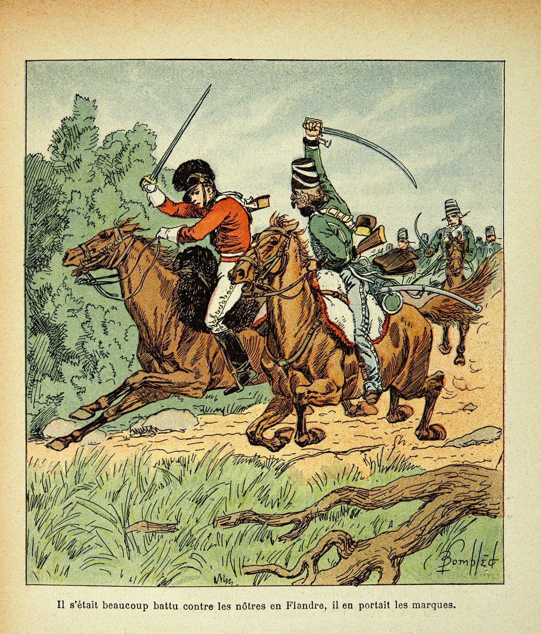 Illustratie door Louis Bombled uit het boek 