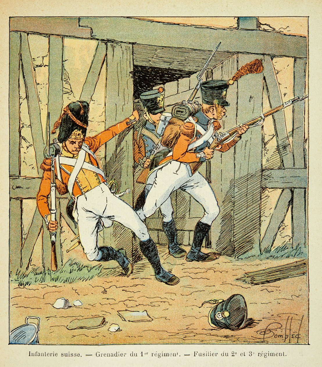 Illustratie van Louis Bombled (1862-1927) uit het boek 