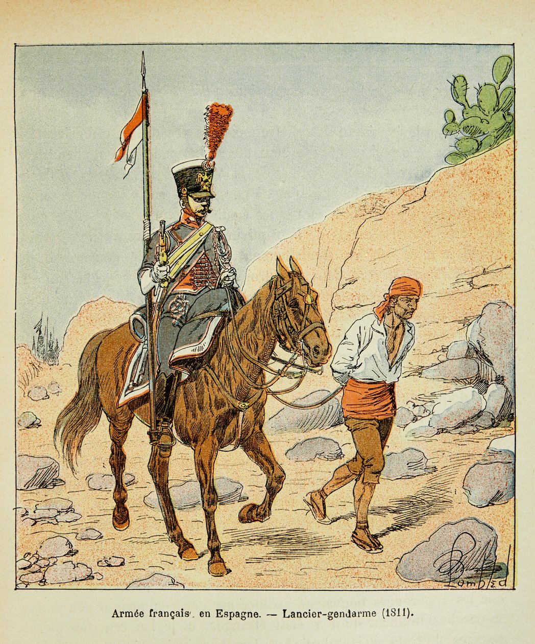 Illustratie door Louis Bombled uit het boek 