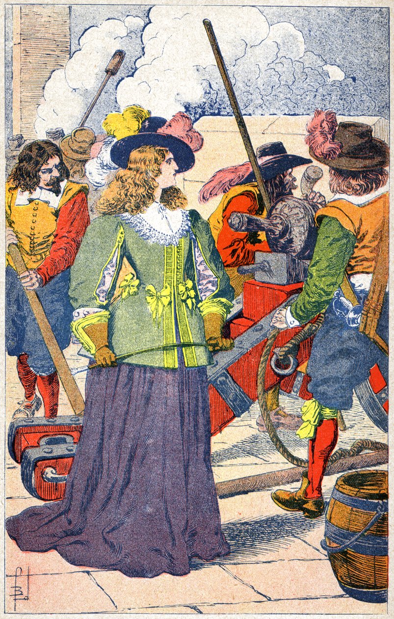 La Fronde: la Grande Mademoiselle door Louis Charles Bombled