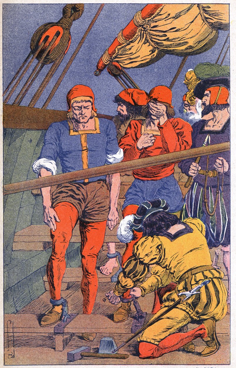 De dienaren van de zonen van Francois I door Louis Charles Bombled