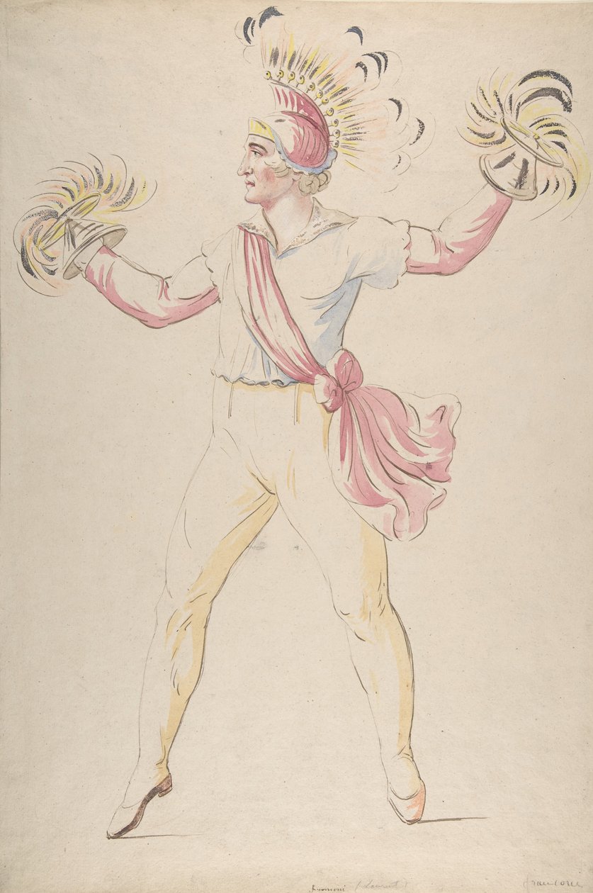 Franconi, Draaiende Vlamkegels, 1768-1810 door Louis Ducros